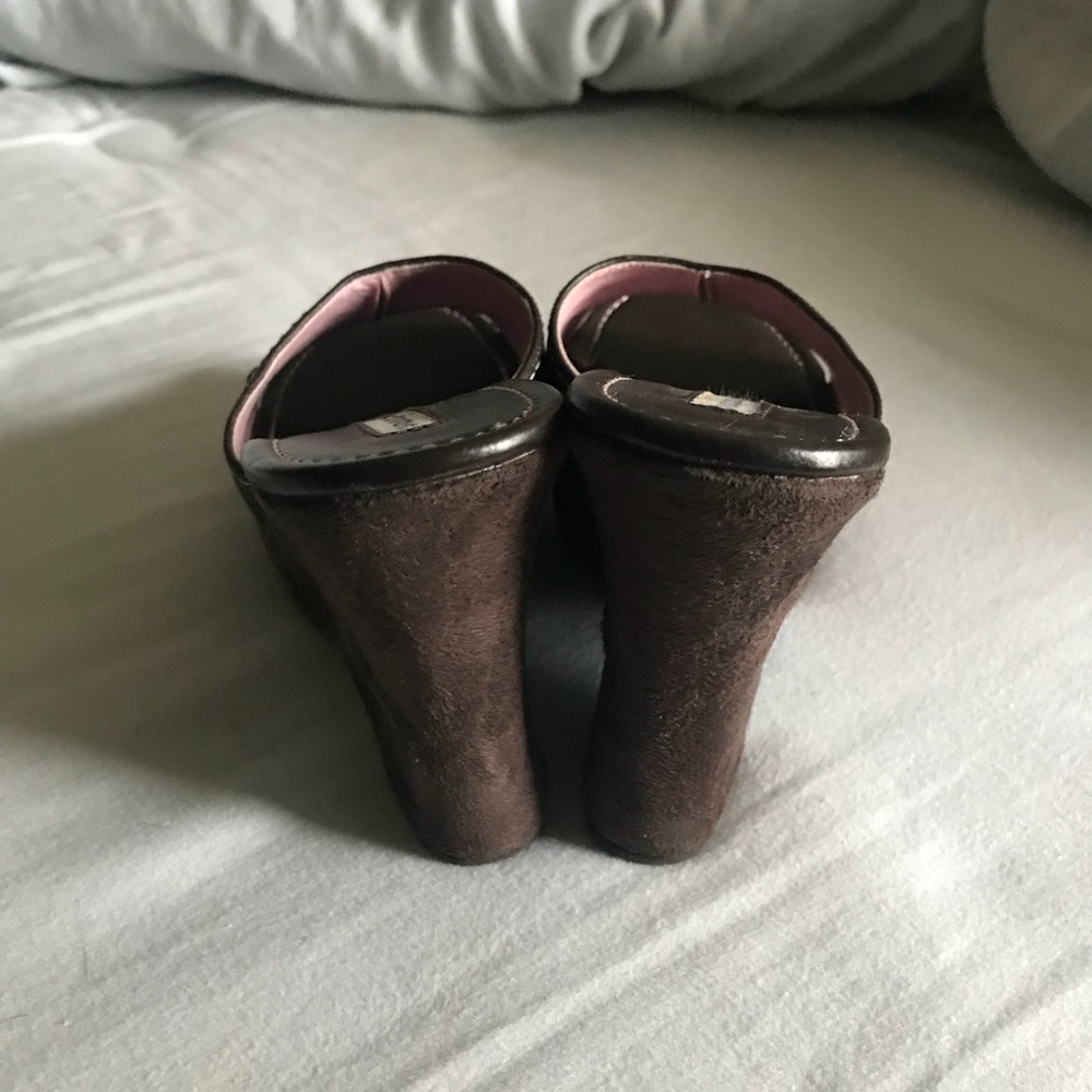 Tommy Girl Samantha Dark Brown wedge heels - Picture 4 of 4